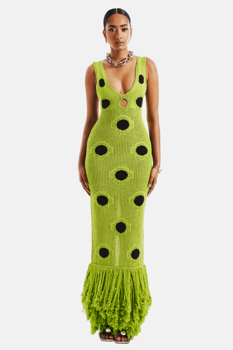 Kunlita Forest Records Maxi Dress
