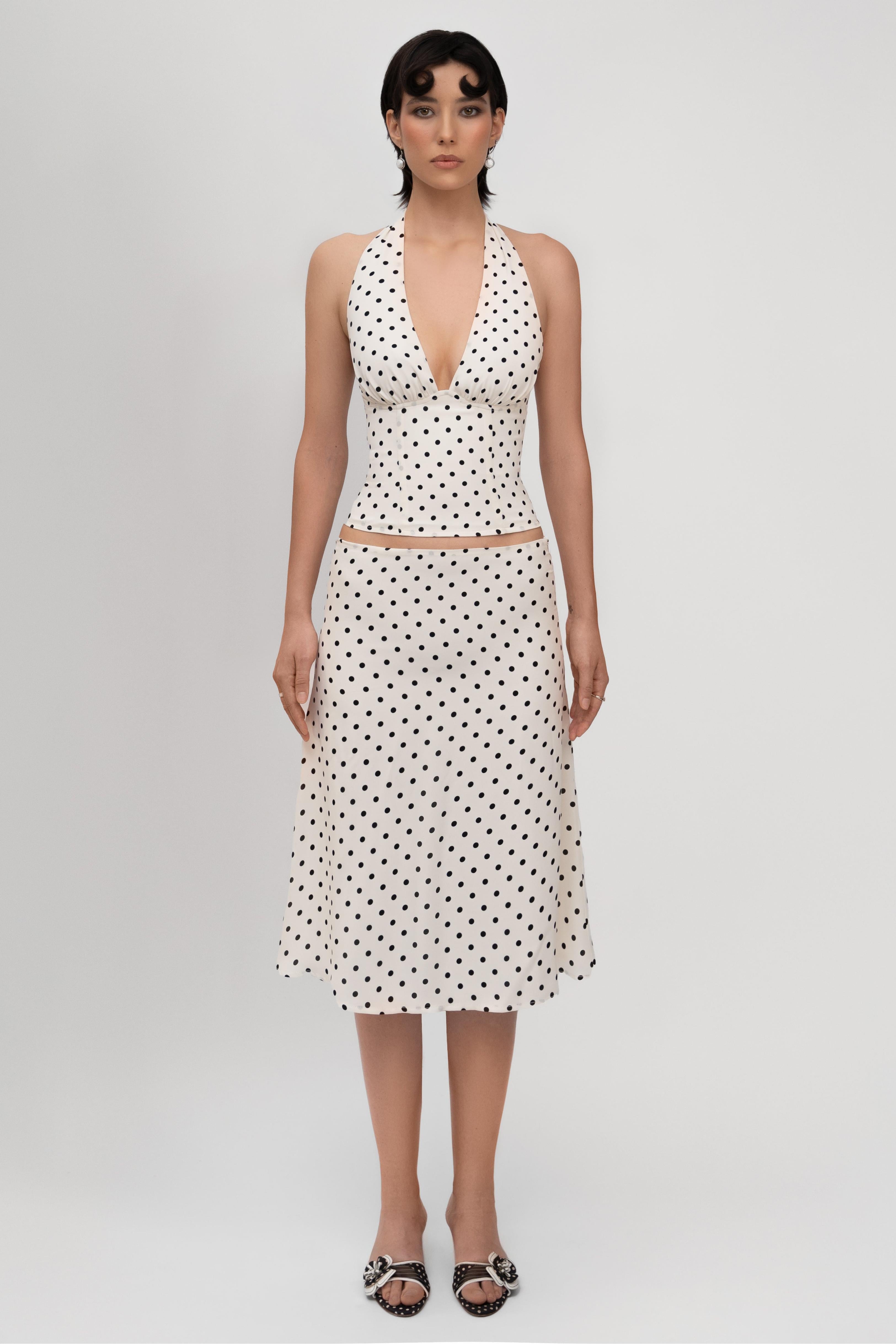 Lena Polka Two-Piece Set
