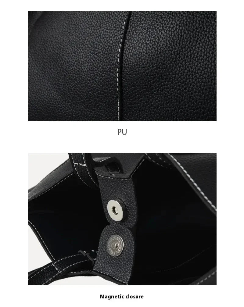 Aveline | Luxe Vegan Leather Shopper