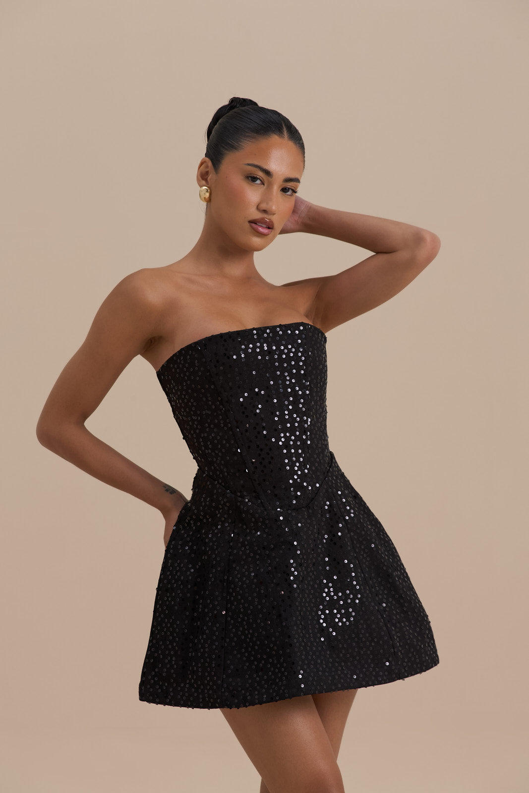 Maya Sequin Mini Dress