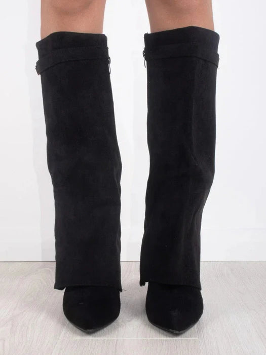 Aurrelia | Suède Knee-High Boots