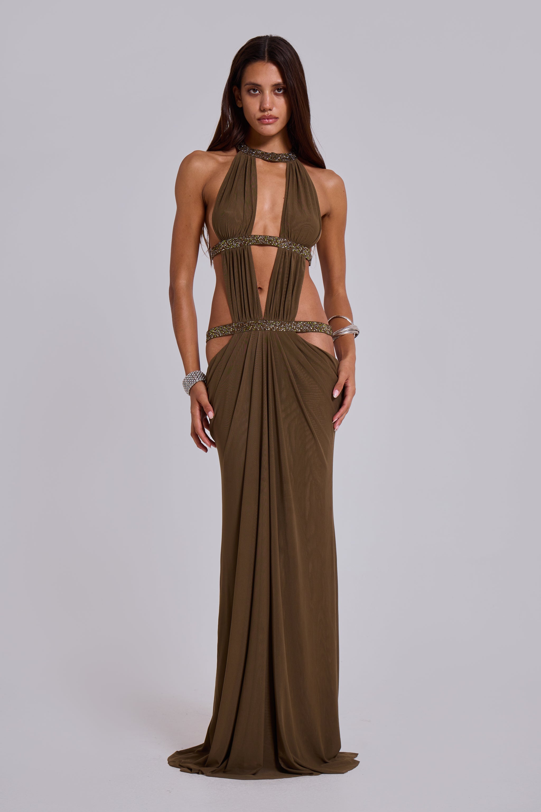 6AM Cut Out Maxi Dress