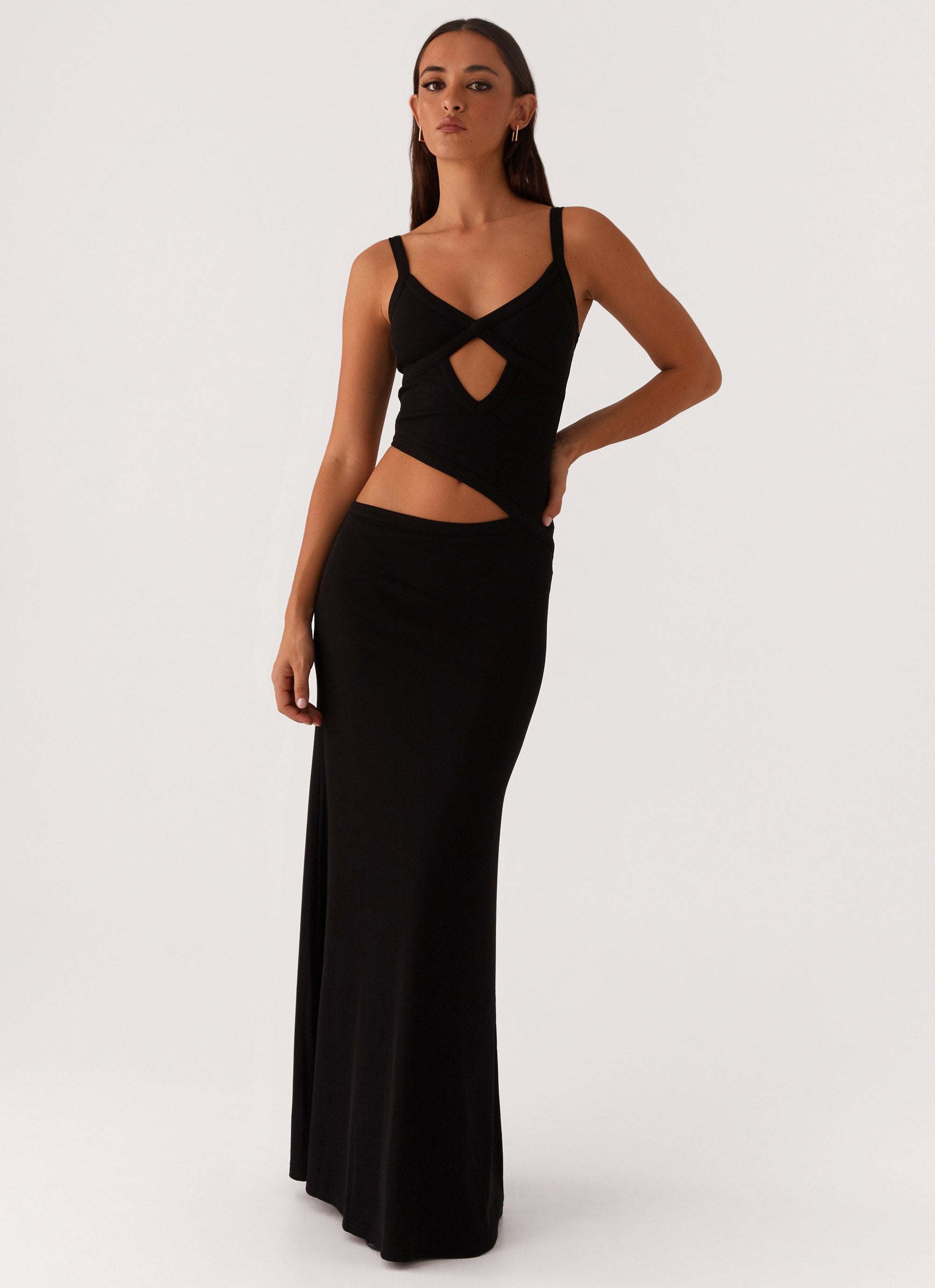 Willa Mesh Maxi Dress