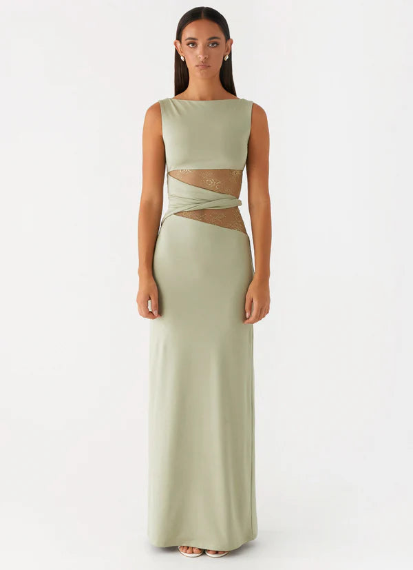 Liliana Mesh Maxi Dress
