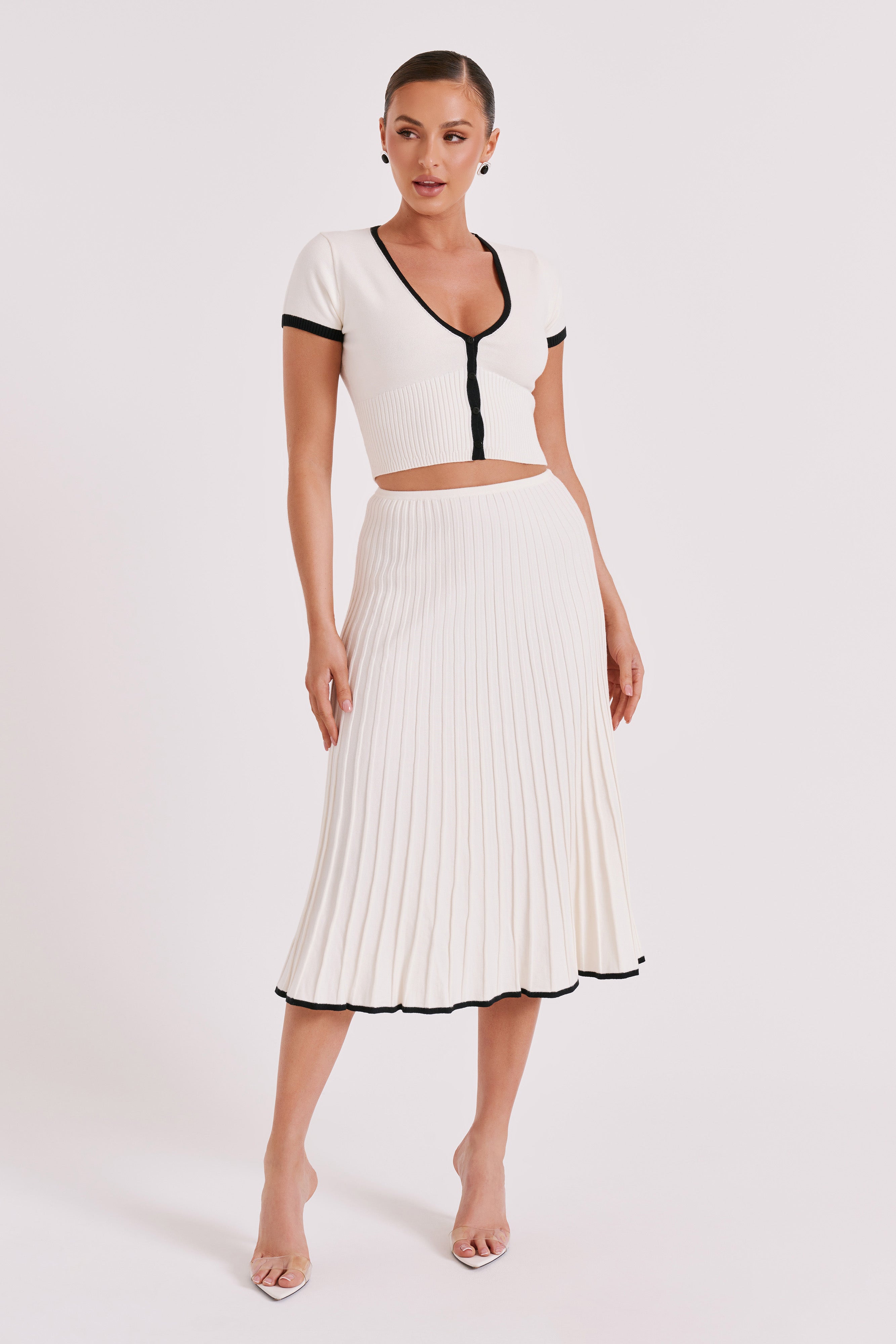 Cassia Elegant Midi Two-Piece Set