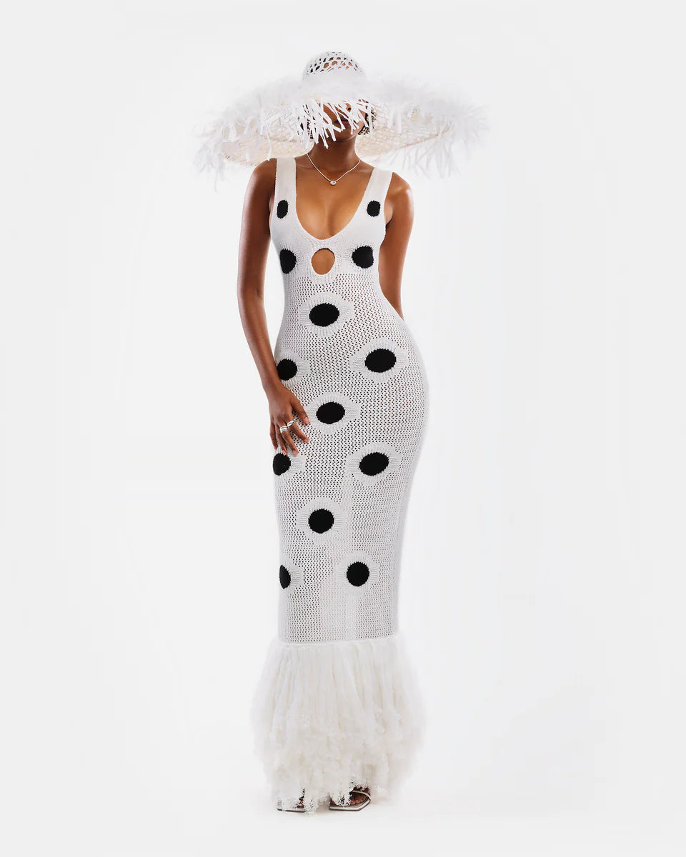 Kunlita Forest Records Maxi Dress