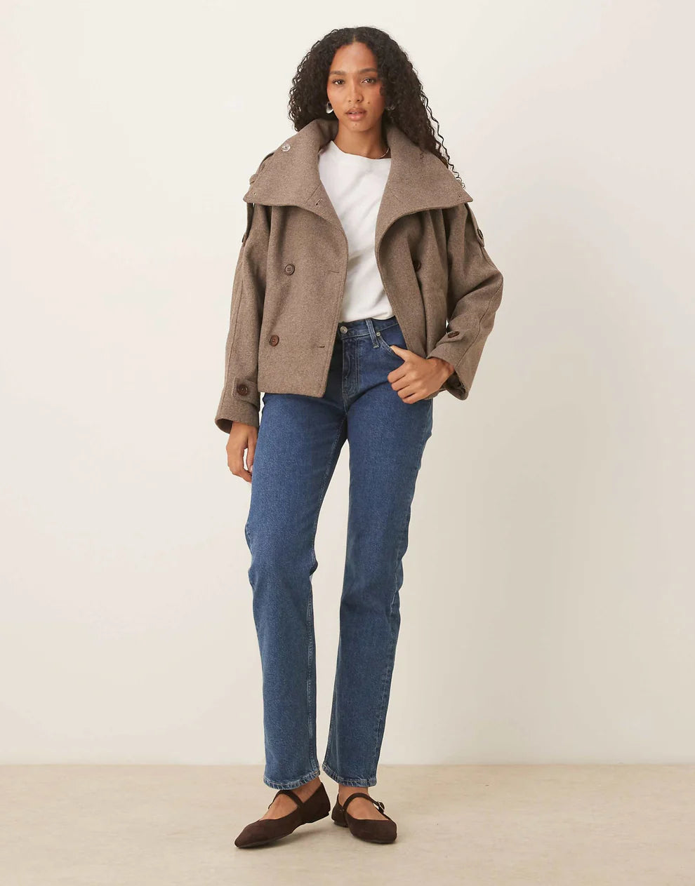 Aurrelia | Cropped Trenchcoat