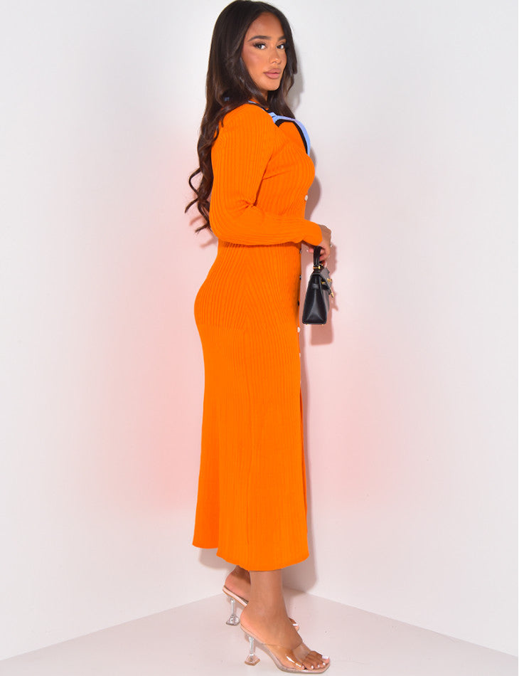 Aurrelia | Ribbed Maxi Dress
