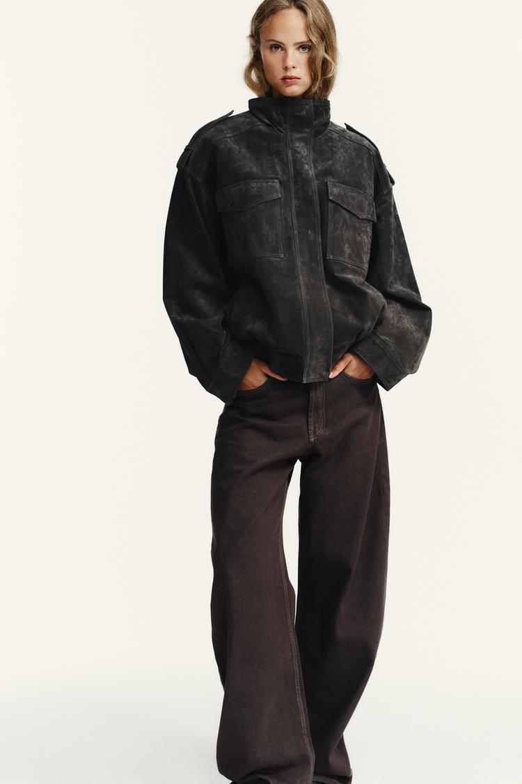 Aurrelia | Suede Leather Jacket