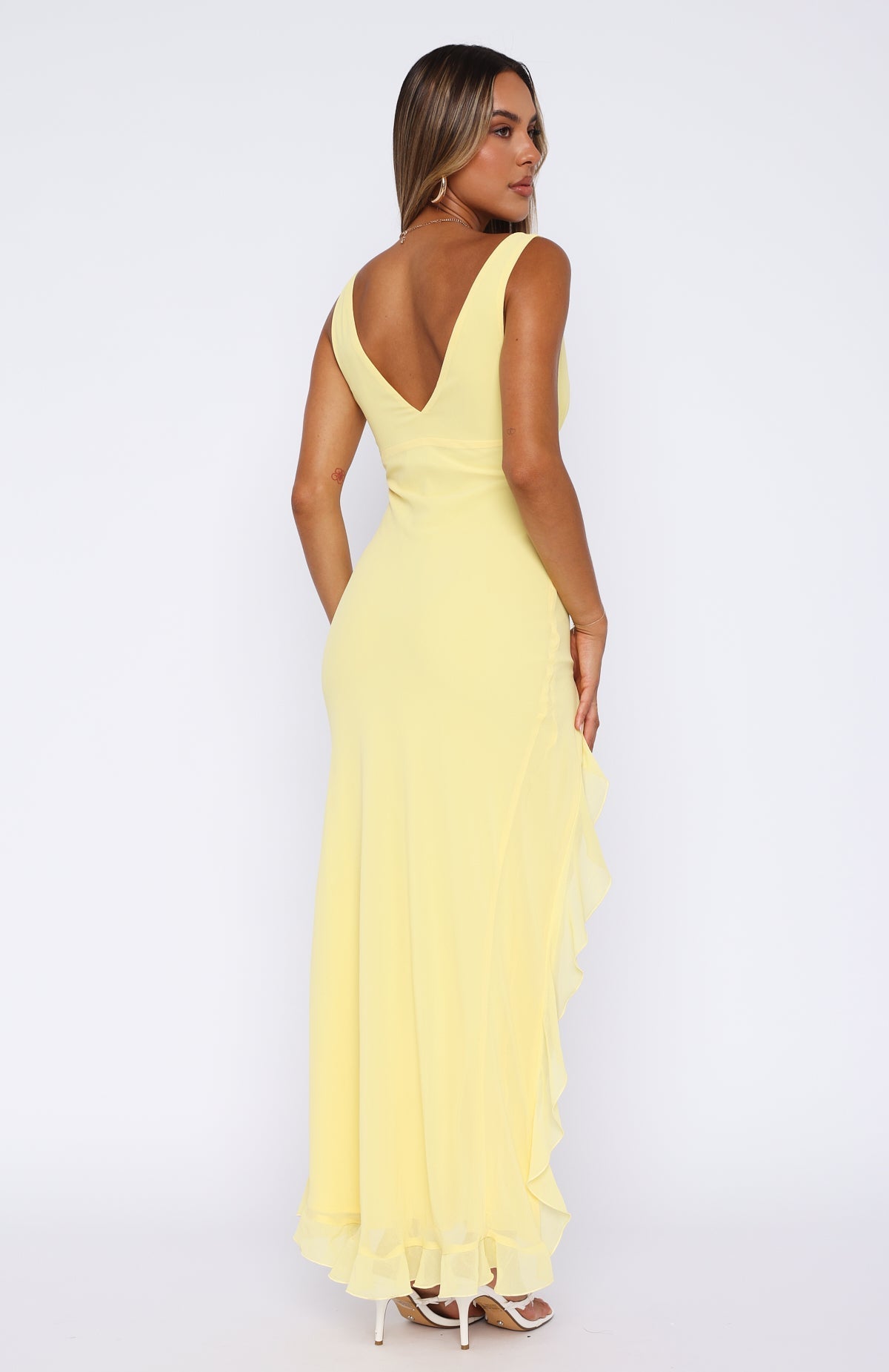 Abella Ruffle Maxi Dress