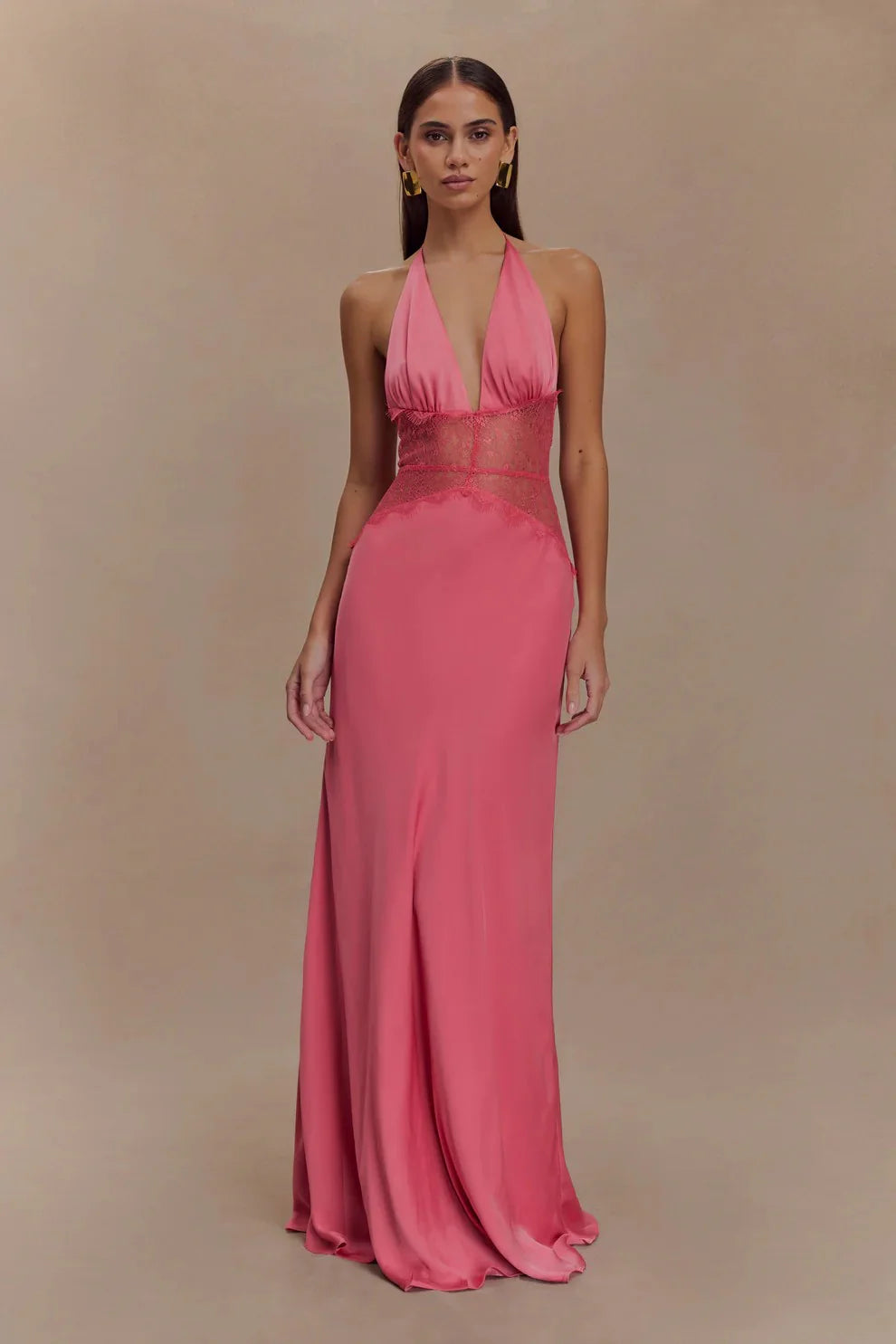 Amara Satin Maxi Dress