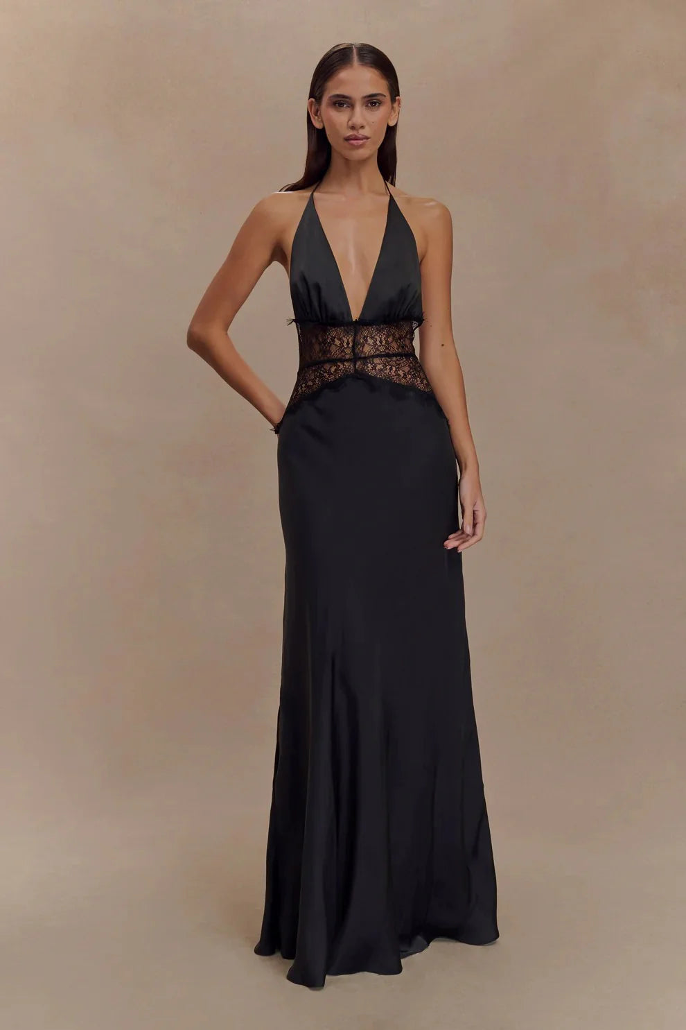 Amara Satin Maxi Dress
