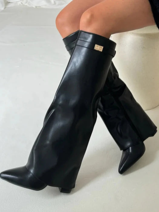Aurrelia | Suède Knee-High Boots
