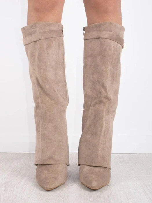 Aurrelia | Suède Knee-High Boots