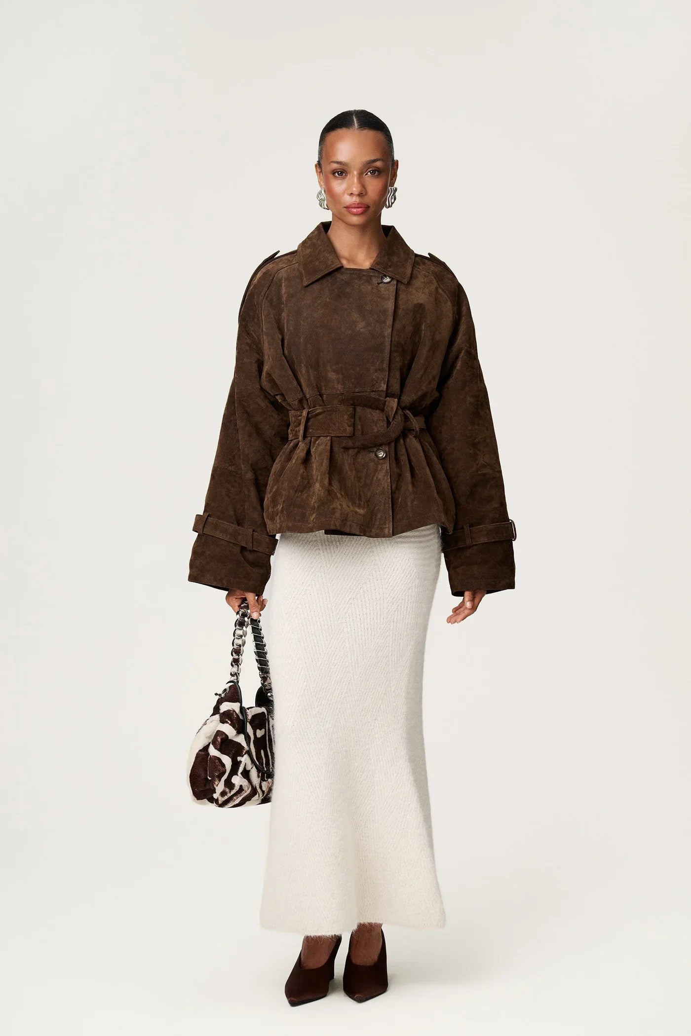Elysian Suede Trench