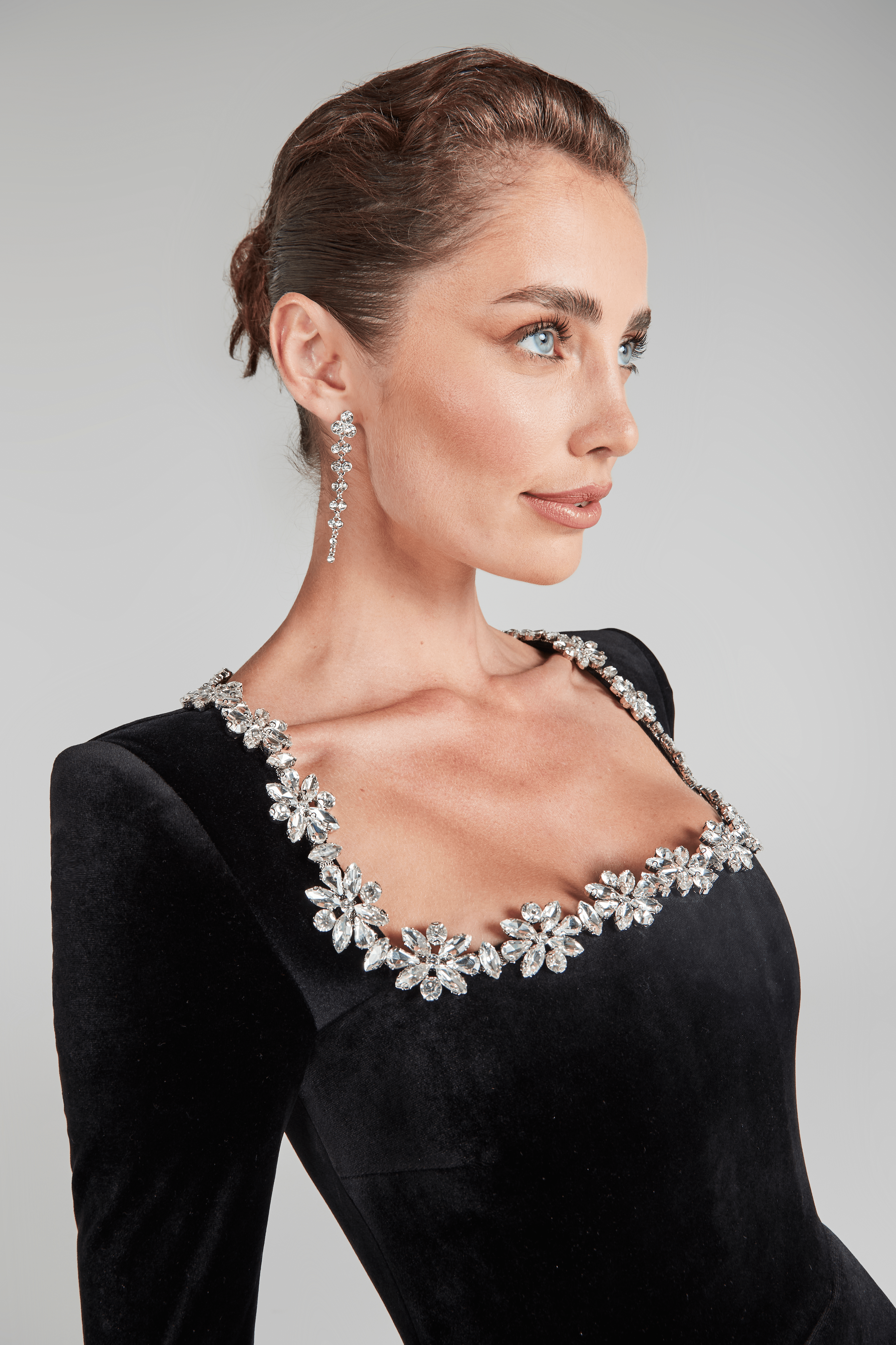 Kimberly Black Mini Dress