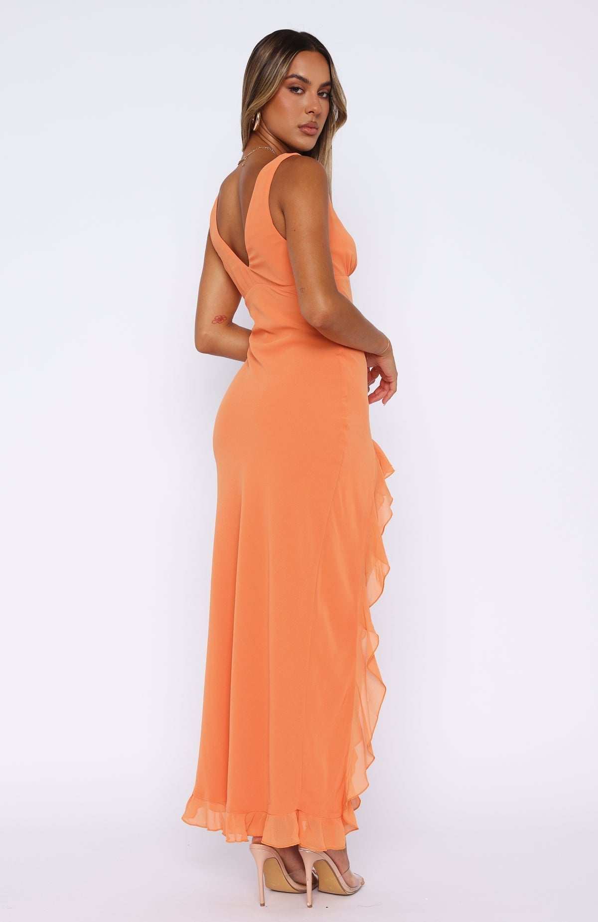 Abella Ruffle Maxi Dress