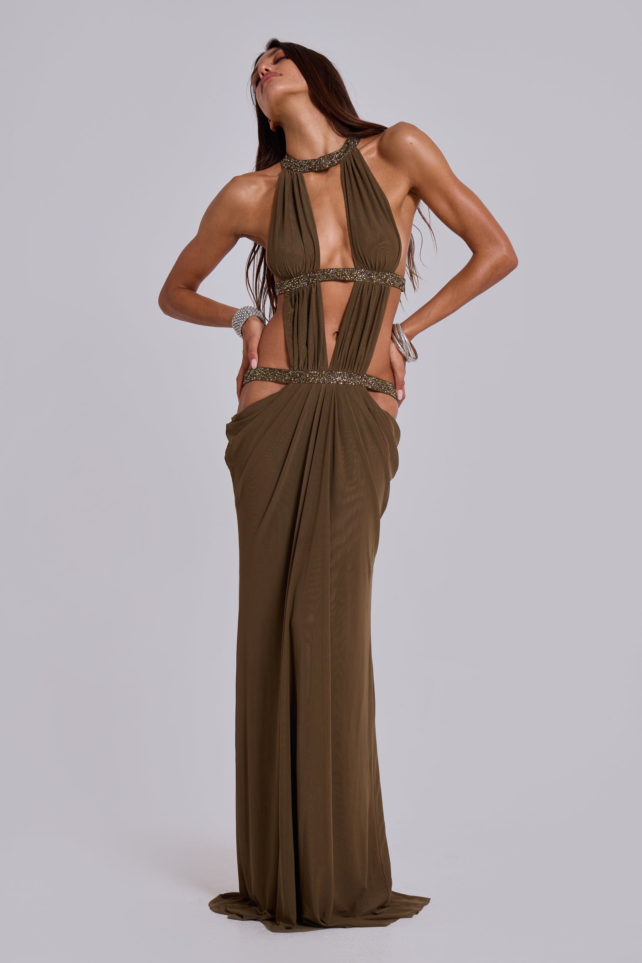 6AM Cut Out Maxi Dress