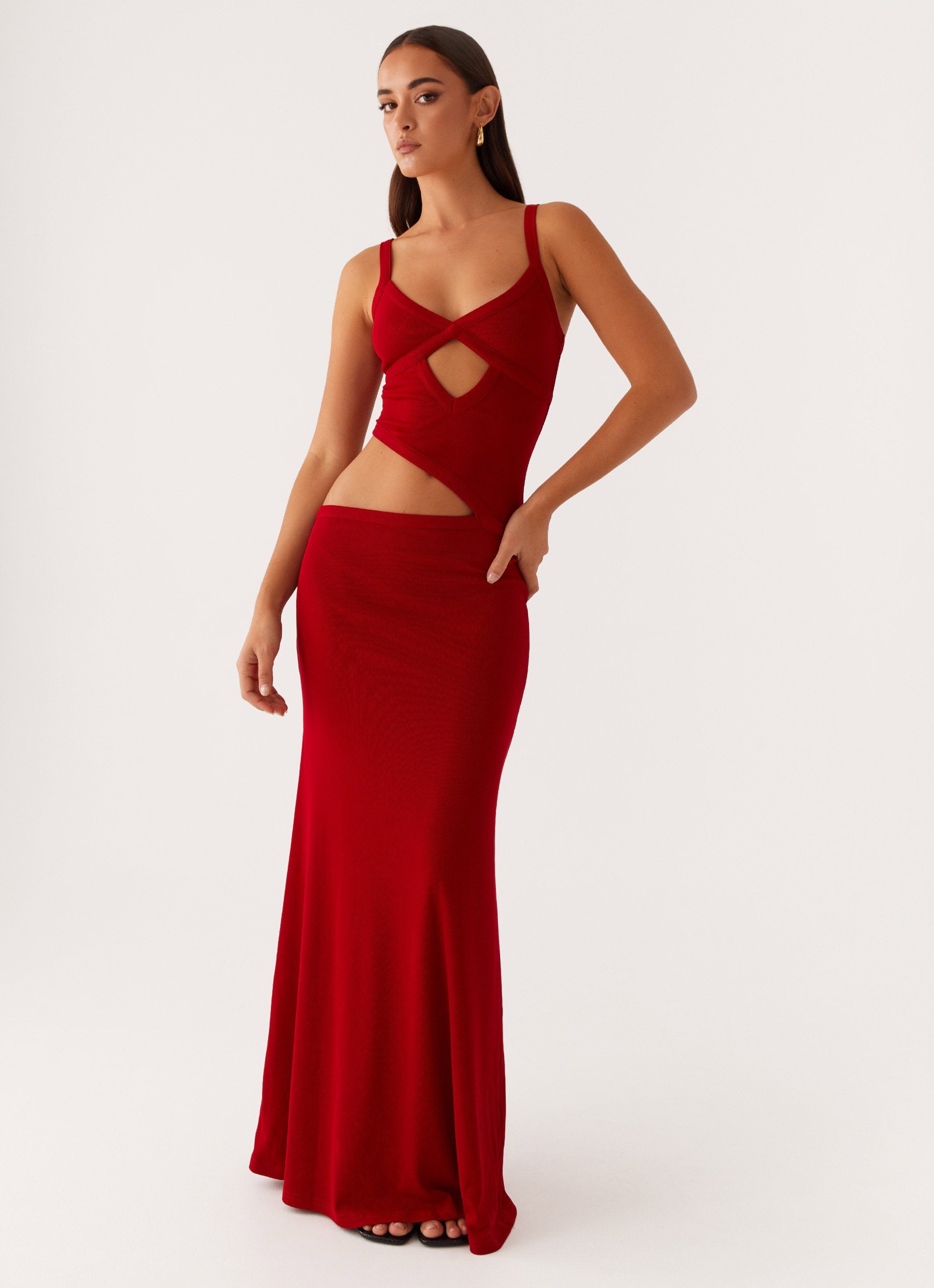 Willa Mesh Maxi Dress