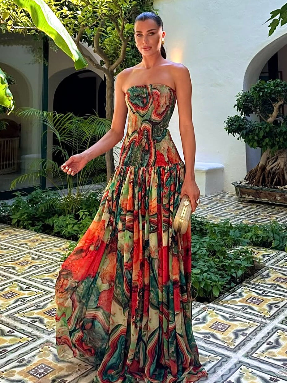 Bonaire Multicolor Maxi Dress