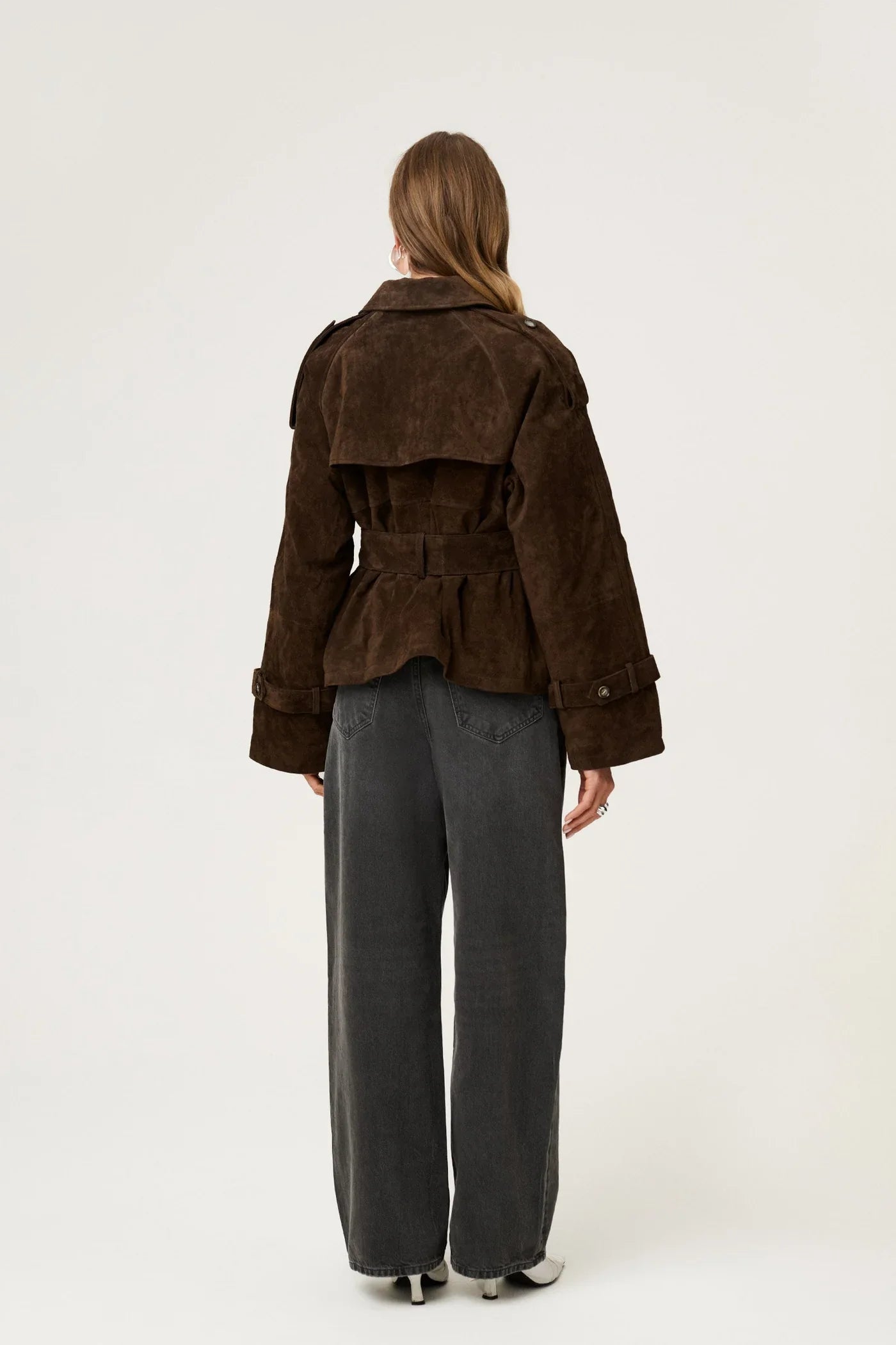 Elysian Suede Trench